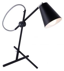 Lampa de masa din metal negru, 50 cm