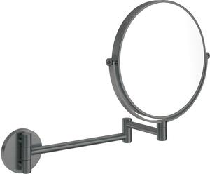 Deante Round oglindă cosmetică 23.2x28.2 cm rotund grafit ADR_D811