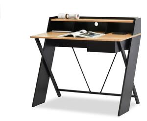 Masă PC Aspart (stejar negru + negru). Promo -17%. 1109725