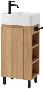 Rea Astra lavoar cu dulap 43 cm maro REA-M0404