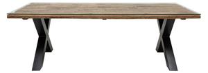 Masa dining din lemn masiv de tec Barracuda, 220 cm