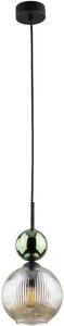 TK Lighting Sophia Green Cognac lampă suspendată 1x10 W verde-maro 11145