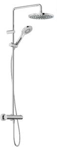 Kludi Dual Shower System set de duș perete cu termostat cu duș de ploaie crom 6906705-81