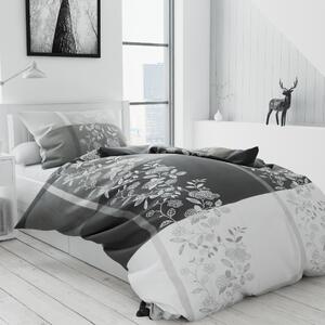 Lenjerie de pat din bumbac Culoare gri, BALZAN Dimensiune lenjerie de pat: 70 x 90 cm | 140 x 200 cm