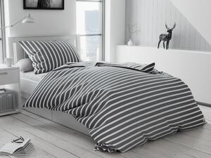 Lenjerie de pat din bumbac Culoare gri, SLIEMA Dimensiune lenjerie de pat: 50 x 70 cm | 140x200 cm