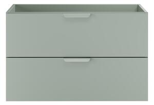 Comad Aster Green dulap 80x45.6x50 cm sub chiuveta pe perete verde ASTER GREEN 82-80-46-2S