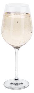 TEMPO-KONDELA SNOWFLAKE VINO, pahare de vin, set de 4, cu cristale, 450 ml