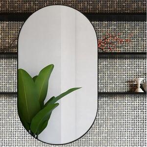 Ars Longa Scandi oglindă 40x80 cm oval negru SCANDI4080-C