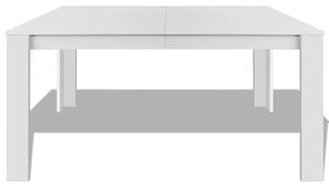 Masă de bucătărie, 140 x 80 x 75 cm, alb