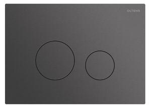 Oltens Lule SteelCore buton de spălare pentru WC grafit 57001400