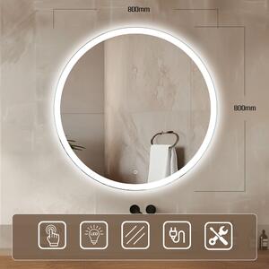 Venti Ring 80 oglindă 80x80 cm rotund cu iluminare 5907459662375