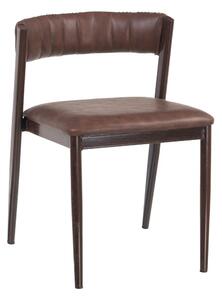 Set 2 scaune din lemn si piele 51 X 55 X 72 CM