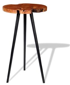 Masă bar model bușteni, lemn masiv de acacia (55-60) x 110 cm