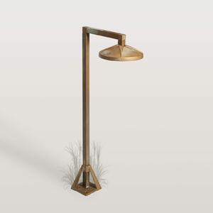 Moretti Luce Lampă cu soclu LED Aura Disk, 50 x 19 cm, alamă antică, Bronz / Alamă Veche, Alamă, Casă de țară / Rustic