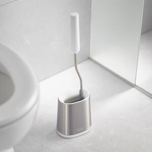 Joseph Joseph Flex Lite perie de toaletă stativ alb-argint 70561