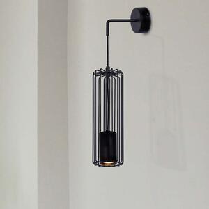 Kaja Falcon lampă de perete 1x10 W negru K-4934