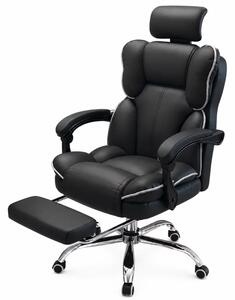 Scaun de gaming cu inclinare pana la 120°, tetiera reglabila - dimensiuni 650 mm x 520 mm x 1220–1320 mm