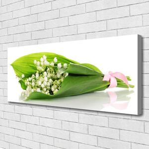 Tablou pe panza canvas Flori Floral Alb Verde