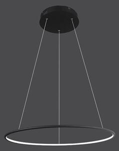 Altavola Design Ledowe Okręgi lampă suspendată 1x43 W negru LA073/P_80_in_3k_black
