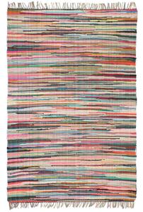 Covor Chindi țesut manual, bumbac, 160 x 230 cm, multicolor