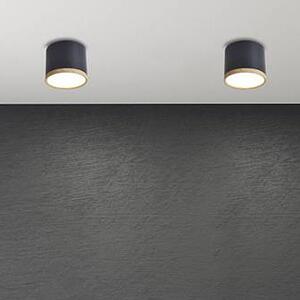 Candellux Tuba lampă de tavan 1x9 W negru-lemn 2275949