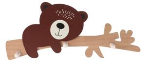Cuier Bear din lemn 48x25 cm