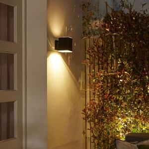 Luxform Lampă de grădină solară inteligentă hibrid cu LED Maine, negru 22129.000.01