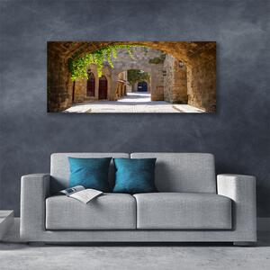Tablou pe panza canvas Tunel Arhitectura Maro Gri
