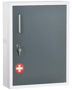 Kleankin Dulap Medicamente pentru Montare pe Perete, cu 3 Nivele, Ideal pentru Baie și Bucătărie, Design Compact și Funcțional | Aosom Romania