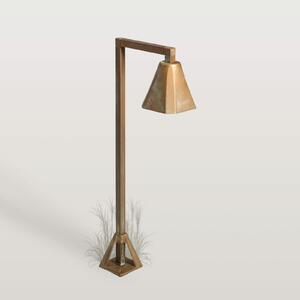 Moretti Luce Lampă cu soclu LED Silva Frame, 50 x 19 cm, alamă antică, Bronz / Alamă Veche, Alamă, Casă de țară / Rustic