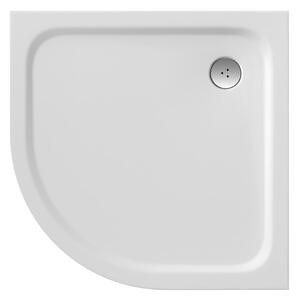 Ravak Elipso Pro cădiță de duș semirotundă 90x90 cm alb XA247701010