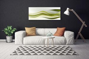 Tablou pe panza canvas Abstract Art Verde Gri Alb
