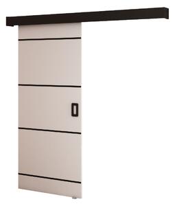 Uși culisante 90 cm Bethany IV (alb mat + negru mat). 1043491