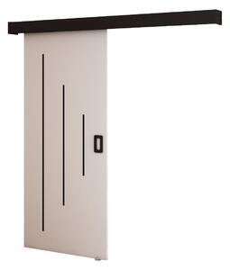 Uși culisante 90 cm Bethany Y (alb mat + negru mat). 1043500