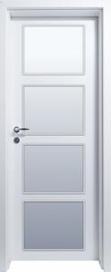Usa HDF cu toc reglabil din MDF PAL - Colectia QUADRAT 4.1 - Culoare Alb