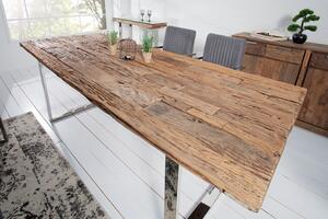 Masa dining din lemn masiv de tec Euphoria, 180 cm