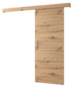 Uși culisante 90 cm Sharlene I (stejar artisan + stejar artisan + argintiu). 1043567