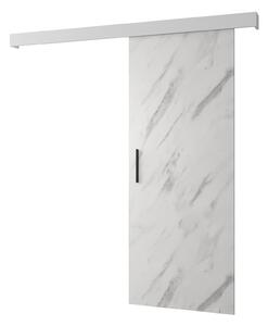 Uși culisante 90 cm Sharlene I (mramor + alb mat + negru). 1043588
