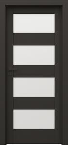 Usa cu toc reglabil PORTA VERTE HOME BLACK - Model L4