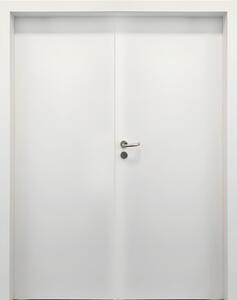 Usa de interior dubla HPL 0.7 Alb cu toc metalic toc reglabil decor - Suprafata Antimicrobiana