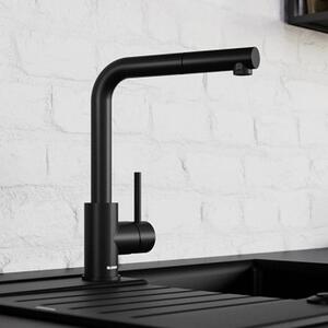 Blanco Mila baterie bucătărie pe picior negru 526657