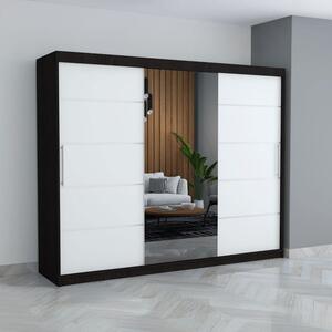 Dulap C09 Wenge Alb 250CM Lungime
