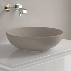 Villeroy & Boch Loop & Friends lavoar 42x42 cm rotund de blat maro/bej mat 4A4600AM