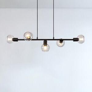 Rabalux Sullivan lampă suspendată 5x40 W negru-fumuriu 3297