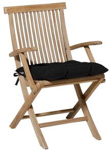 Madison Pernă de scaun Panama, negru, 46x46 cm TOSCB223