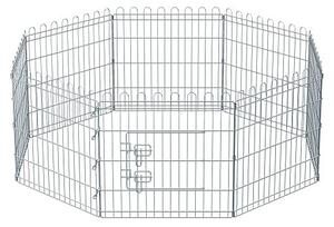 Tarc pentru animale de companie, Feandrea, Argintiu, ‎PPK001W01, 159 x 159 x 61 cm