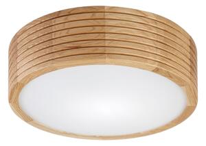 Brilagi - Plafonieră LED CARVALHO MODERN 1xE27/60W/230V, diametru 27,5 cm, finisaj stejar