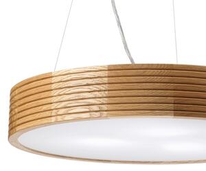 Brilagi - Lustră LED pe cablu CARVALHO MODERN 3xE27/60W/230V stejar diam. 47,5 cm