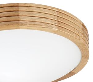 Brilagi - Lampă LED de tavan CARVALHO MODERN SLIM 1xE27/60W/230V diametru 27,5 cm stejar