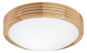Brilagi - Lampă LED de tavan CARVALHO MODERN SLIM 1xE27/60W/230V diametru 27,5 cm stejar
